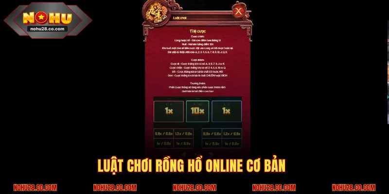 Cách chơi Rồng Hổ online cơ bản cần nắm 