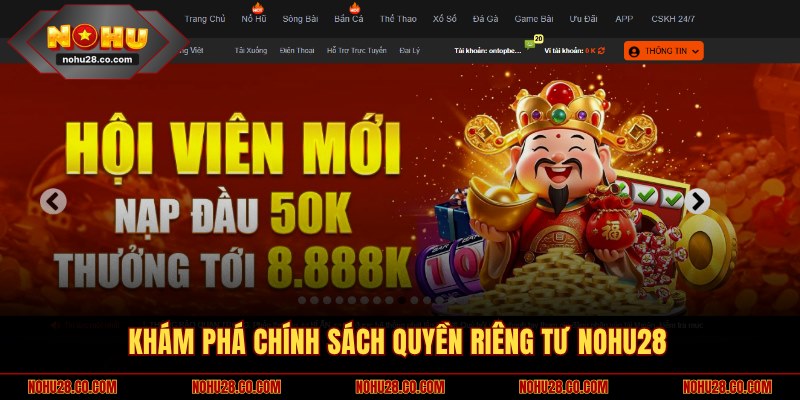 Khám phá chính sách quyền riêng tư NOHU28