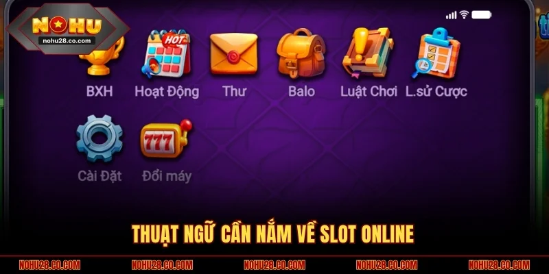 Thuật ngữ cần nắm trong slot